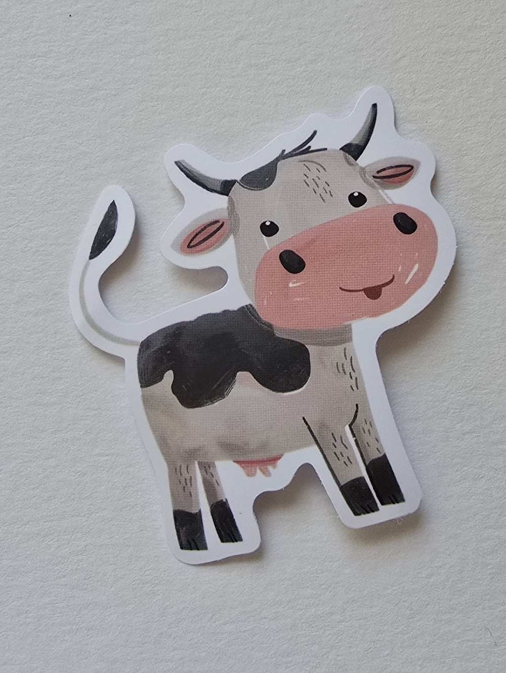 10/$10  Cartoon Cow Sticker